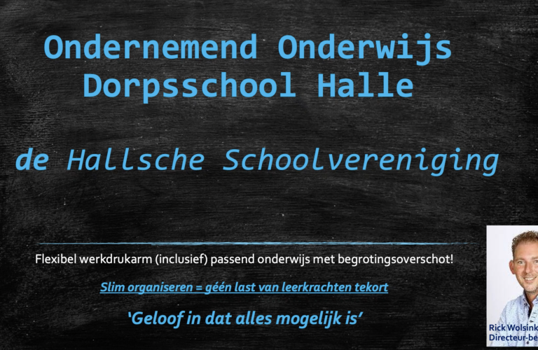 Ondernemend Onderwijs Dorpsschool Halle