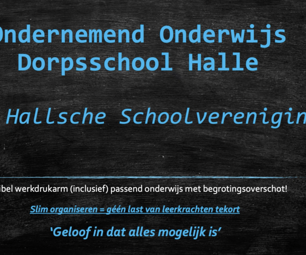 Ondernemend Onderwijs Dorpsschool Halle